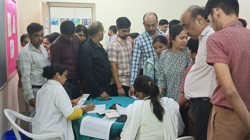 प्रिल्यूड पब्लिक स्कूल के डिप्थीरिया टीकाकरण अभियान में 250 से अधिक बच्चों को लगी वैक्सीन