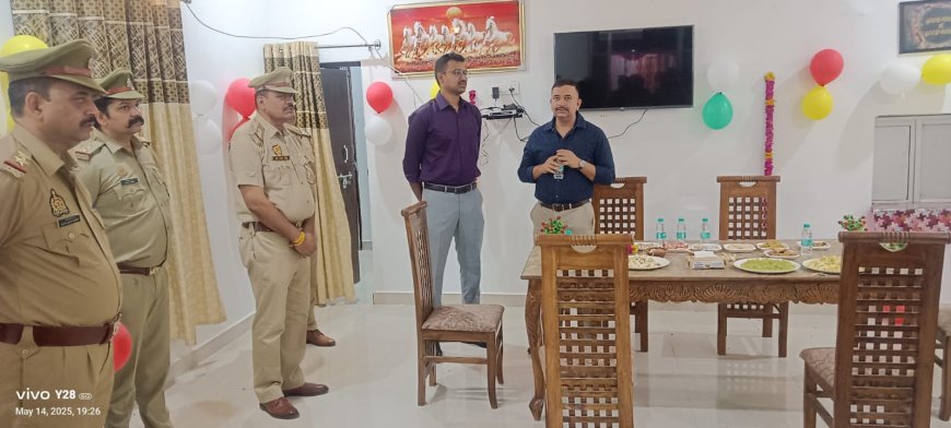 पुलिस थानों में आधुनिक सुविधाओं की नई शुरुआत, जैतपुर और चित्राहाट में नवीनीकृत मेस का उद्घाटन