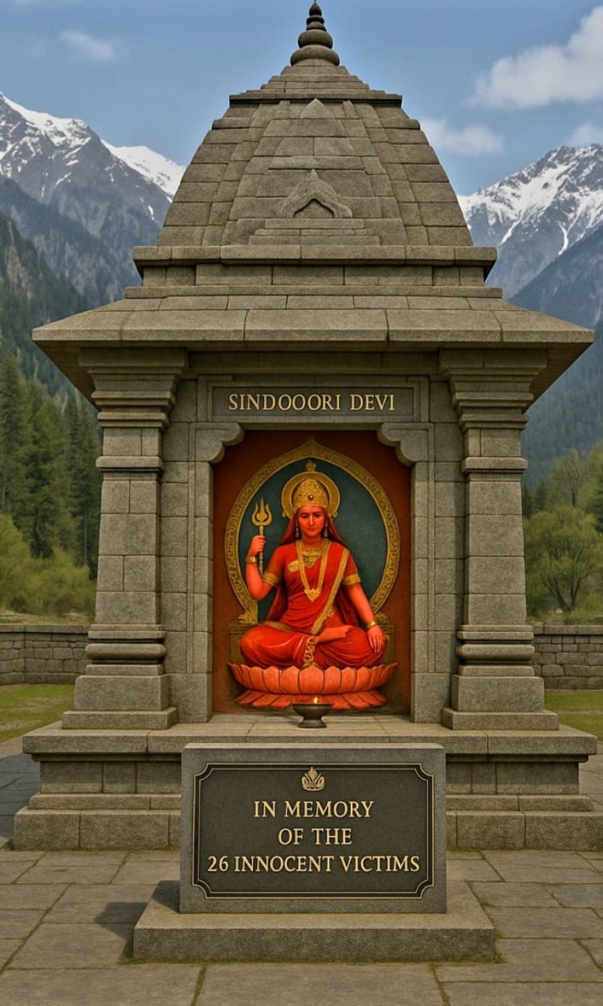 शहीदों की याद में पहलगाम में मां सिंदूरी मंदिर की अपील, राष्ट्रीय एकता का नया प्रतीक बनेगा