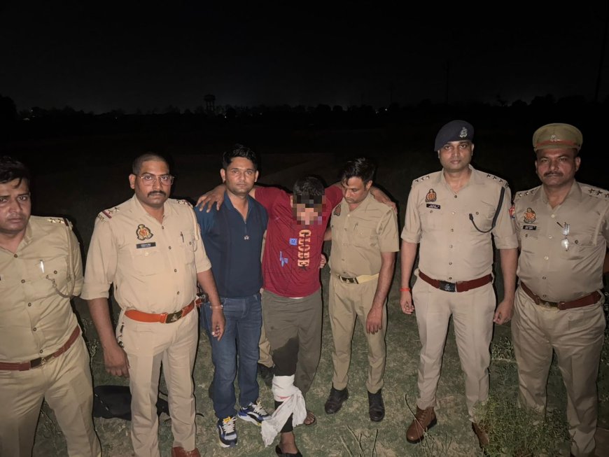 आगरा में एक और मुठभेड़: दो दर्जन मुकदमों वाला शातिर मुरसलीन पुलिस की गोली से घायल