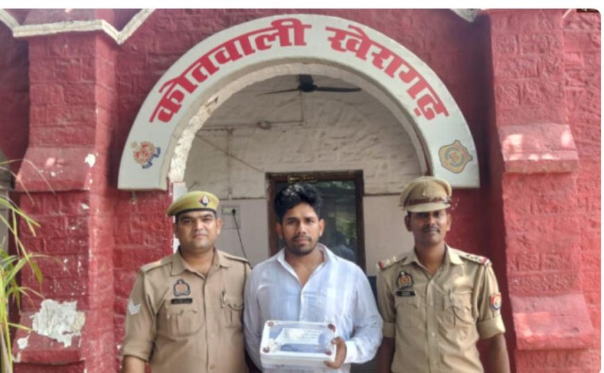 आगरा में छिपा था चंदौली हत्याकांड का आरोपी, एसटीएफ और खेरागढ़ पुलिस ने दबोचा लिया