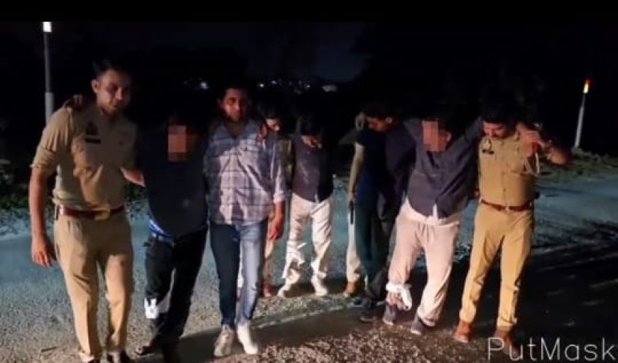 आगरा के पोइया घाट में पुलिस की टप्पेबाज गैंग से मुठभेड़, तीन गोली लगने से घायल, दो फरार