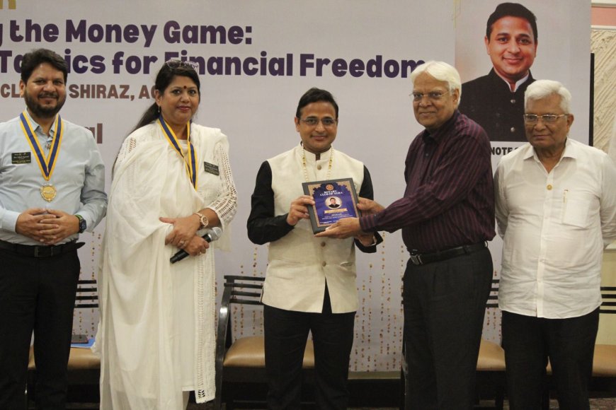 रोटरी क्लब आगरा ने सिखाया मनी गेम जीतने का मंत्र, वित्तीय स्वतंत्रता पर हुआ प्रेरक सेमिनार