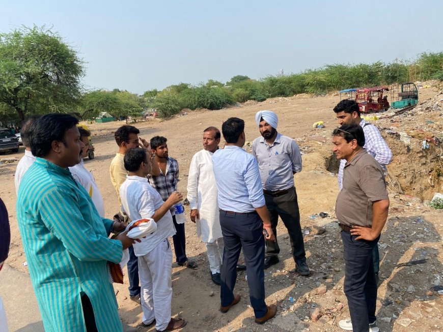 बात बन गई तो कमला नगर थाने को मिल जाएगा नया भवन, विधायक खंडेलवाल ने देखी भूमि