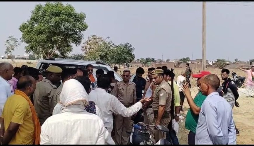 सरकारी जमीन पर कब्जे को लेकर बवाल: एसडीएम की मौजूदगी में दो पक्ष भिड़े