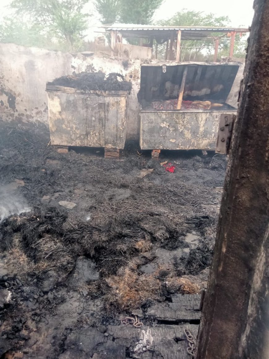 शादी से पहले उजड़ा आशियानाः राजू भाट के घर में बेटी की शादी का सारा सामान जलकर खाक