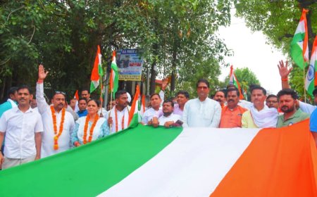 ऑपरेशन सिंदूर की सफलता पर ओबीसी मोर्चा ने निकाली तिरंगा यात्रा, दिखा राष्ट्रभक्ति का उत्साह