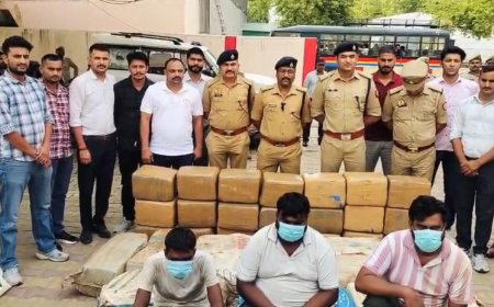 आगरा में तीन करोड़ का गांजा पकड़ा: तस्करी गिरोह के तीन सदस्य गिरफ्तार, कई राज्यों से जुड़ा नेटवर्क बेनकाब