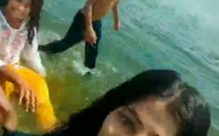 यमुना में डूबने से पहले रील बना रही थीं किशोरियां: 6 की मौत से पहले का वीडियो आया सामने   