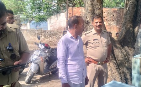 कटरा वजीर के श्मशान घाट पर असामाजिक तत्वों ने शिव मूर्ति खंडित की, पुलिस का नई प्रतिमा का वायदा