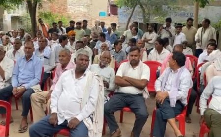 आगरा के बसैया राजपूत गांव में चकबंदी का सख्त विरोध, ग्रामीणों ने कहा- किसी भी कीमत पर नहीं करानी