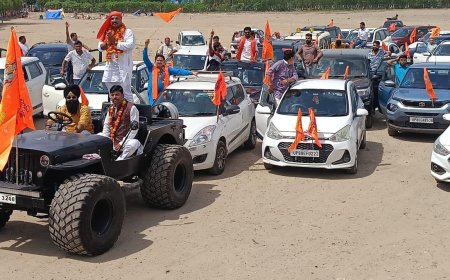 सीएम योगी के जन्मदिवस पर आगरा में हिंदू महासंघ की वाहन रैली, गूंजे ‘जय श्रीराम’ के नारे