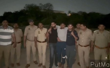 आगरा में पुलिस के साथ मुठभेड़ में शातिर मोबाइल लुटेरा गोली लगने से घायल