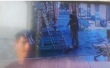 जिम में गला दबाकर मारने की कोशिश, सीसीटीवी में कैद हुई वारदात