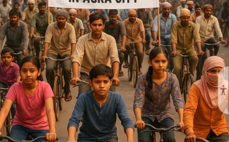 आगरा, जहां साइकिल मर चुकी है और शहर मोटर वाहनों का कैदी बन घुट रहा है   