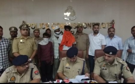 आगरा पुलिस ने किया अंतर्राज्यीय वाहन चोर गैंग का पर्दाफाशः चोरी की 10 बाइक, दो ट्रैक्टर और अवैध हथियार बरामद