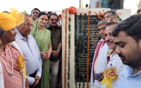 ग्राम भनपुरा में रानी अहिल्याबाई की प्रतिमा और नंदन क्रीड़ा स्थल का भव्य लोकार्पण