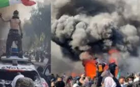 कैलिफोर्निया हिंसा पर काबू नहीं, शहर में मरीन जवान तैनात