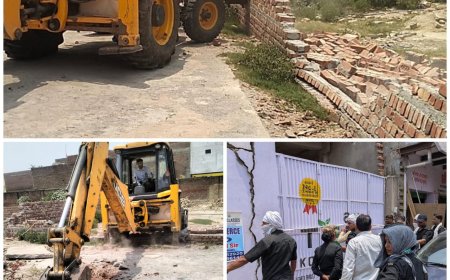 फिर दहाड़ा एडीए का बुलडोजर: मनोहरपुर की अवैध कॉलोनी जमींदोज, बिना नक्शे बनी बिल्डिंग सील