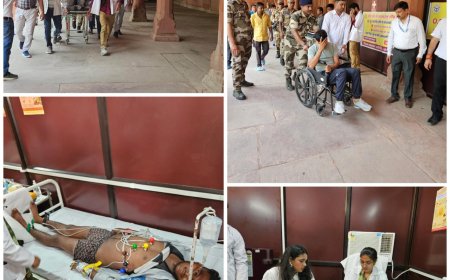 ताजमहल में हीटवेव अलर्ट: मॉकड्रिल में दिखाया कैसे बचाई जाएगी पर्यटकों की जान