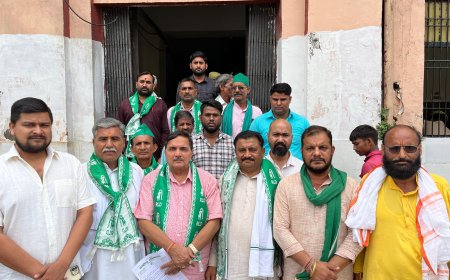 आगरा में मूंग-मक्का खरीद और सरसों लैब के नाम पर किसानों का शोषण, रालोद ने दर्ज कराया विरोध