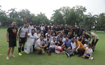 सीए स्थापना दिवस पर खेलों का उत्साह, भूवेश ने जीती कैरम प्रतियोगिता, रोमांचक फुटबॉल मैच रहा टाई