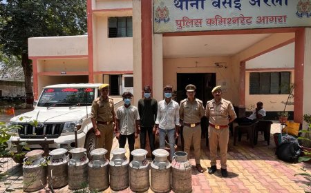 48 घंटे में पर्दाफाश: दूध विक्रेता के घर से आठ टंकियां व पिकअप चुराने वाले तीन शातिर गिरफ्तार