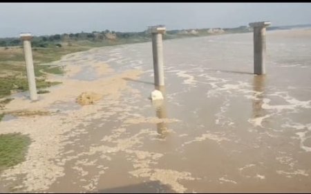 कोटा बैराज से छोड़े गए पानी से तेजी से बढ़ा चंबल का जलस्तर, पिनाहट घाट पर पहुंचा 119 मीटर के पार