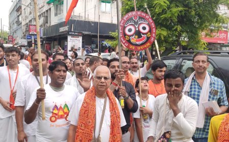 हरिनाम की धुन पर झूमे श्रद्धालु, श्री जगन्नाथ रथयात्रा को लेकर आगरा में भक्तिमय माहौल