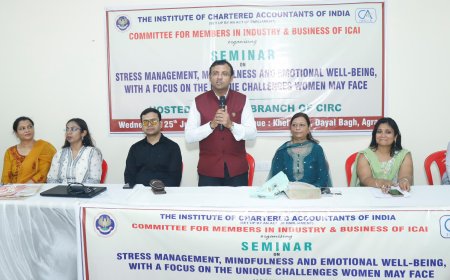 टाइम मैनेजमेंट और योग से ही बनेगा बैलेंस: सीए महिला सेमिनार में मिला तनावमुक्त जीवन का मंत्र