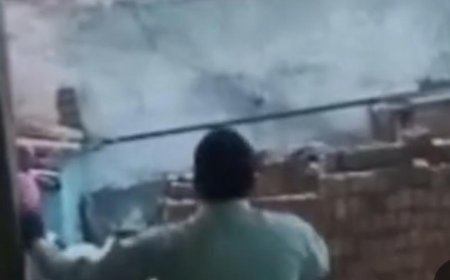 खुराफाती दिमागः दूसरे पक्ष को फंसाने के लिए अपने ही पिता को छत से गिरा दिया, वीडियो वायरल