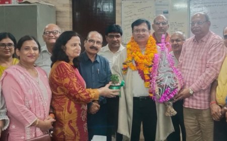 कुलपति बनने पर प्रो. अजय तनेजा का आईसीसी ने किया सम्मान, बोले- अपने घर में सम्मान पाकर अभिभूत हूं