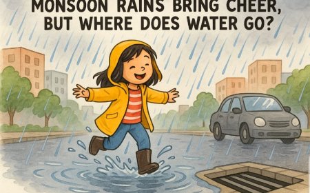बारिश के देवता मेहरबान, लेकिन पानी जा कहां रहा है?  आओ पता लगाएं!