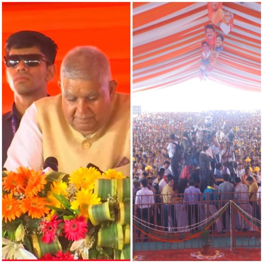 अहिल्याबाई होल्कर की तरह सीएम योगी के कार्यों को भी याद रखेगी आने-वाली पीढ़ी- उप राष्ट्रपति