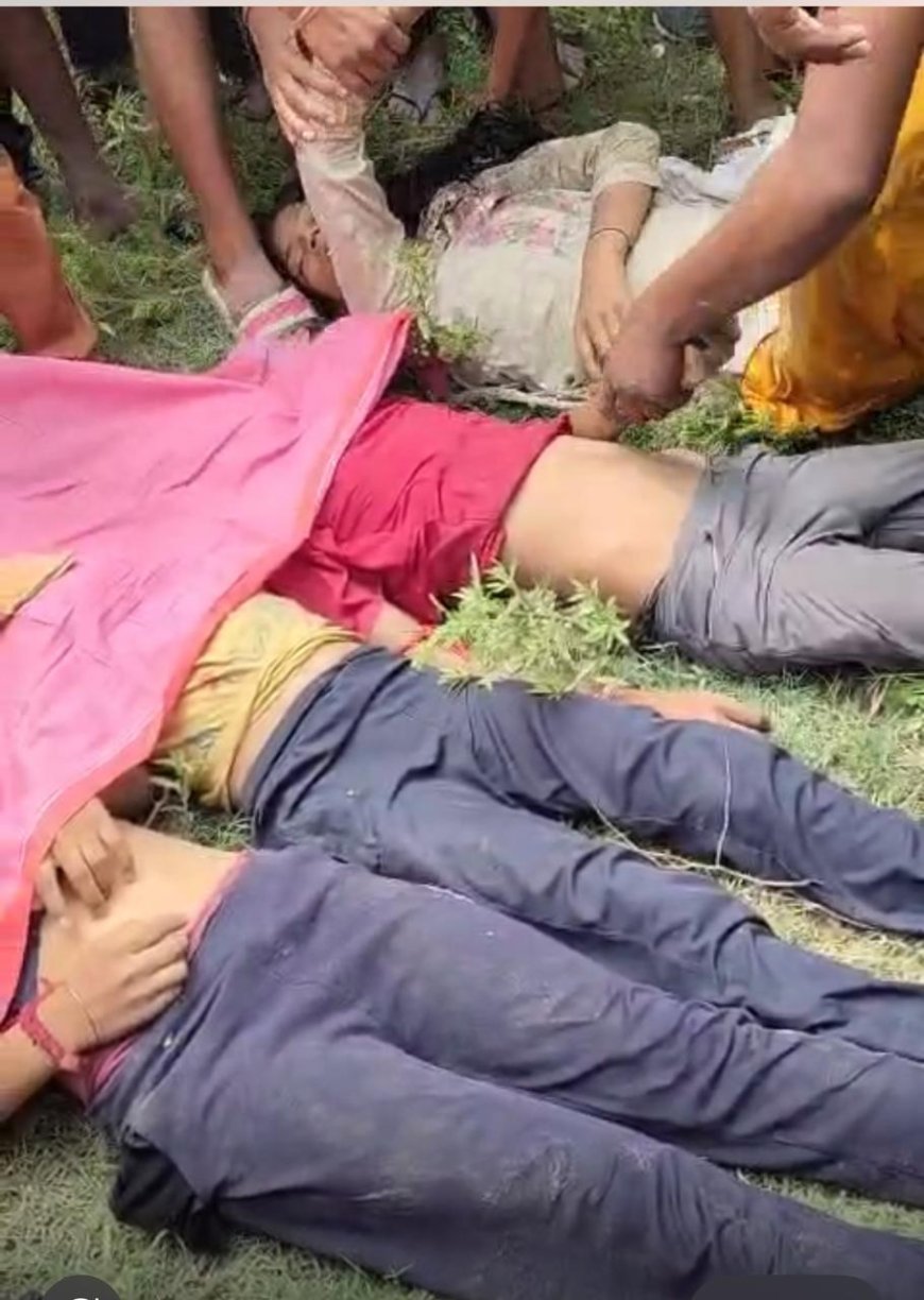 आगरा के नगला रामी में एक ही परिवार की छह लड़कियों की यमुना में डूबने से मौत