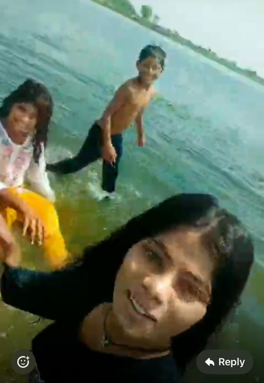 यमुना में डूबने से पहले रील बना रही थीं किशोरियां: 6 की मौत से पहले का वीडियो आया सामने   