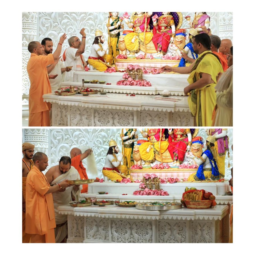 अयोध्या के श्रीराम मंदिर परिसर में राम दरबार सहित छह नव देवालयों की भव्य प्राण प्रतिष्ठा