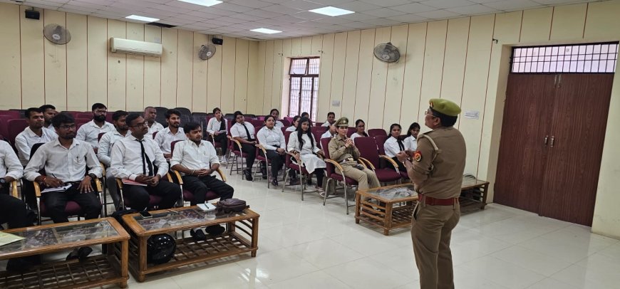 इंटर्नशिप में विधि छात्रों के लिए साइबर क्राइम, पीड़ित प्रतिकर और पर्यावरण संरक्षण पर हुआ संवाद