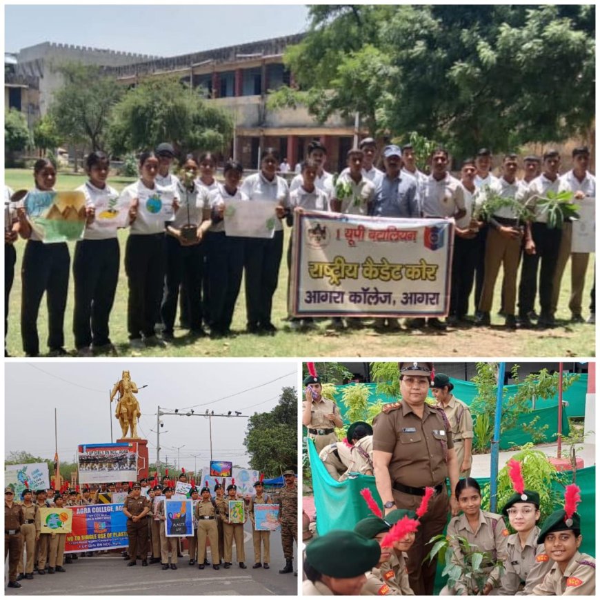 विश्व पर्यावरण दिवस: जागरूकता, सेवा और संकल्प की प्रेरणादायक मिसाल बनी ताजनगरी