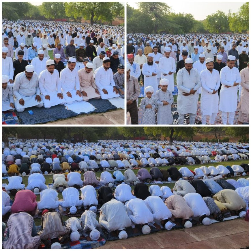 ईद-उल-अजहा: सजदे में झुके सिर, कुर्बानी में दिखा जज़्बा, अमन की दुआओं से गूंजा आगरा