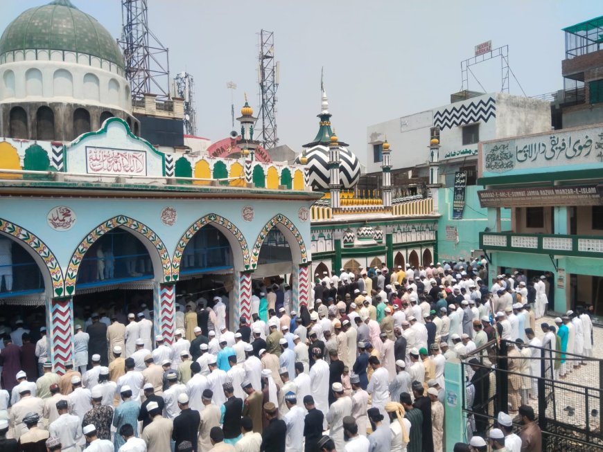 बरेली में ईद-उल-अज़हा की नमाज़ अदा, अमन-ओ-सुकून के साथ मना कुर्बानी का त्योहार