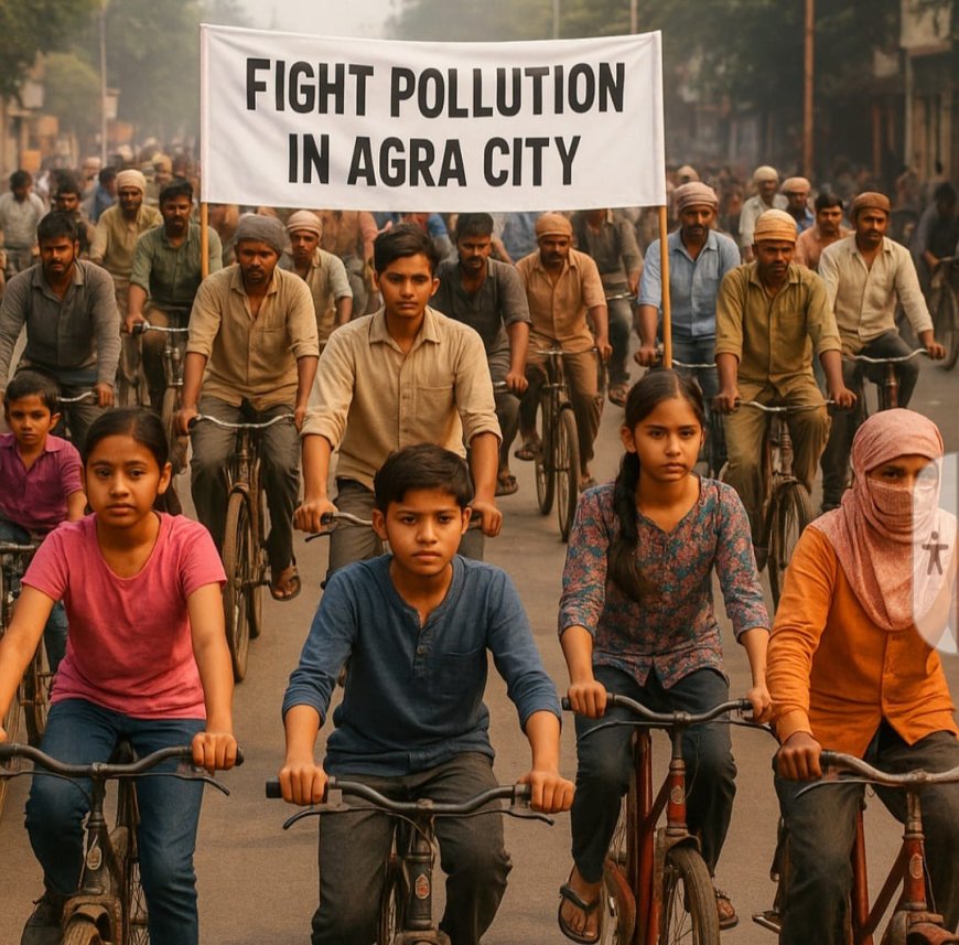आगरा, जहां साइकिल मर चुकी है और शहर मोटर वाहनों का कैदी बन घुट रहा है   