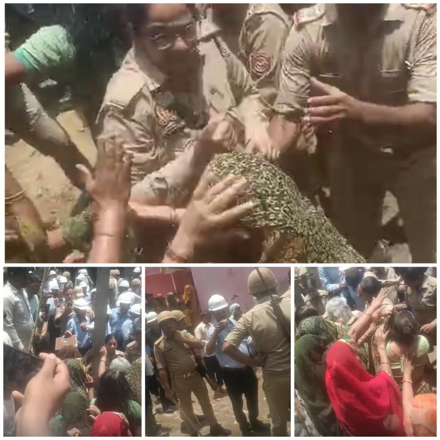 मदरा में नेटवर्क सुधार और ग्रुप मीटर लगाने पहुंची टोरंट टीम पर पथराव, छह घायल, लाठीचार्ज