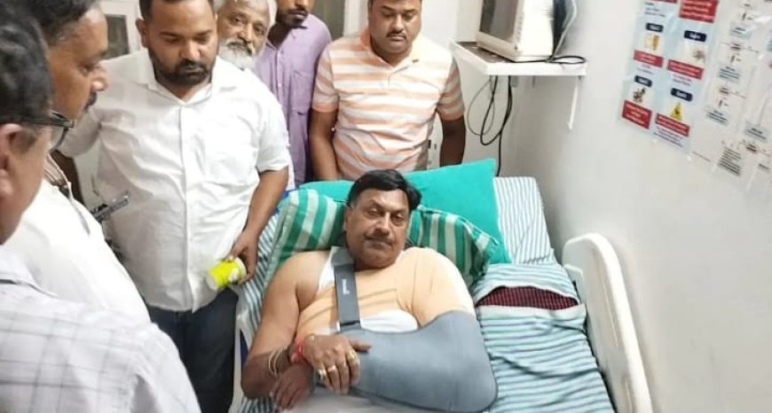 भाजपा विधायक फतेह बहादुर सिंह सड़क हादसे में घायल, गाड़ी पलटने से हुआ हादसा