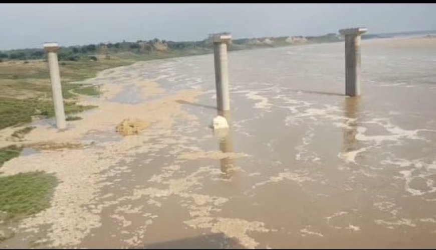 कोटा बैराज से छोड़े गए पानी से तेजी से बढ़ा चंबल का जलस्तर, पिनाहट घाट पर पहुंचा 119 मीटर के पार