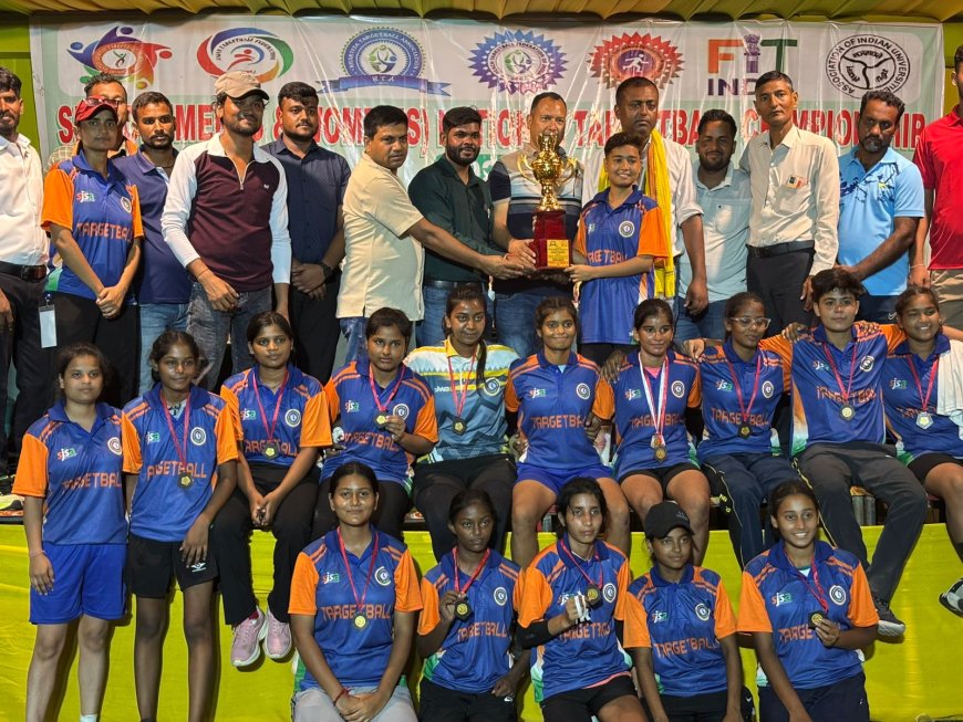नेशनल मिक्स्ड टारगेटबॉल में उत्तर प्रदेश उपविजेता, महिला टीम को तीसरा स्थान