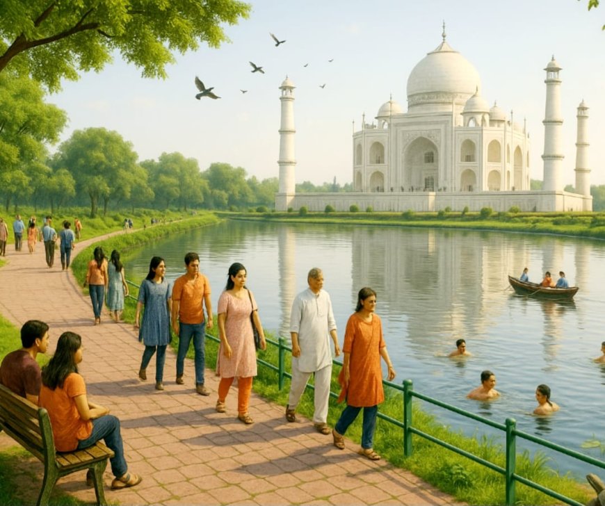 आगरा में हरित गलियारा: यमुना और ताजनगरी के रिश्ते को नया आयाम देगा