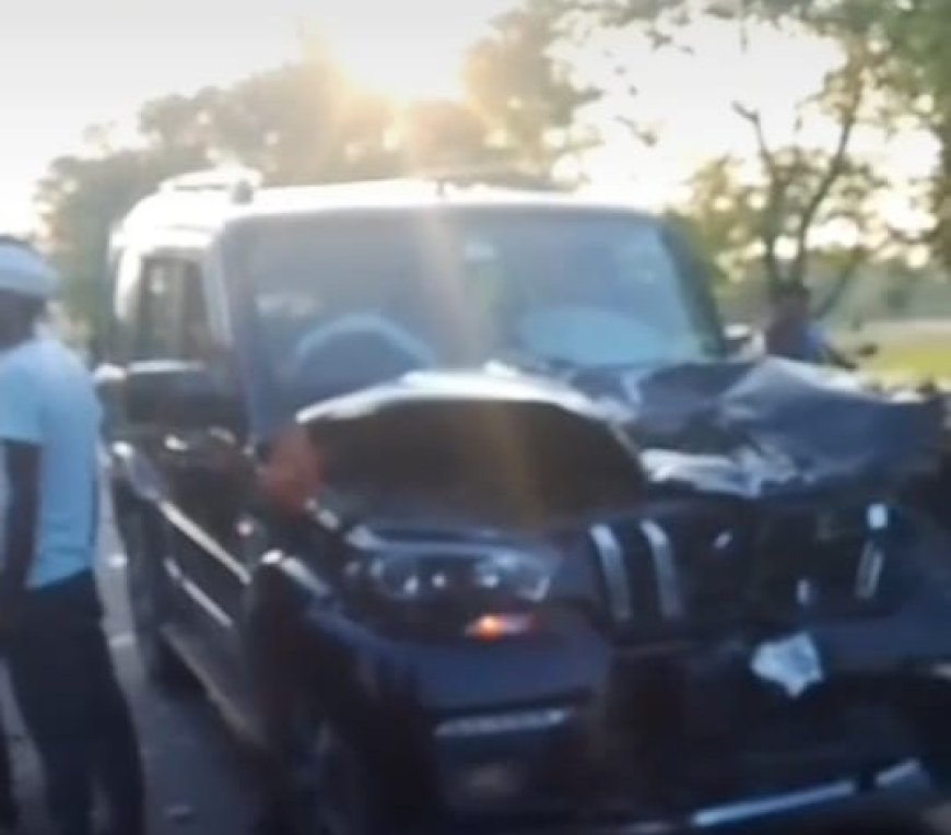 खेरागढ़-सैंया रोड पर दर्दनाक हादसा: स्कॉर्पियो ने बाइक सवारों को मारी टक्कर, एक की मौत, दूसरा घायल