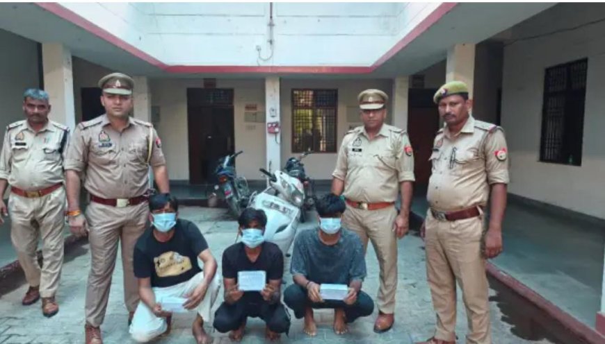 आगरा में सिकंदरा पुलिस की कार्रवाई: एमडीए पाउडर बेचते तीन तस्कर दबोचे, एक फरार