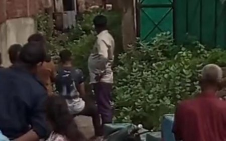 सेंट जॊर्जेज स्कूल यूनिट-2 की वैन बच्चों समेत नाले में गिरी, बड़ा हादसा टला